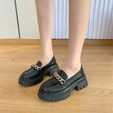 Heels Women's Loafers 2023 Fashion Authentic Leather Mirror Luxury Designer Pumps Shoes Ladies Party Elegant
