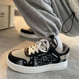 2023 Winter New All-match Korean Version Thick-soled White Shoes Lovers Student Casual Sneakers Zapatillas