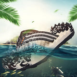 Fashion Camouflage Thick Bottom Flip Flops Men's Non-Slip Outer Wear Men's Slippers Summer Massage Beach Soft Bottom