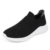 Breakj Women's Shoes Autumn New Couple Flying Socks Mesh Cloth Shoes Trend Fashion Casual Sneakers Ladies Running