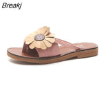 New Summer Fashion Elegant Women Slippers Flip Flops Bow Outdoor Sports Beach Comfortable Solid Color Sandals Women