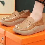 Casual Slip-on Round Toe Loafer Women 2023 Spring and Autumn New Comfortable Soft-soled Not Tired Feet Women's