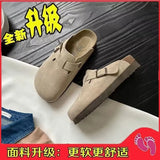 Bucken Shoes Women's All Kinds Of Ugly And Cute Slippers 2023 Spring New Style One Foot Lazy Shoes Retro Beans
