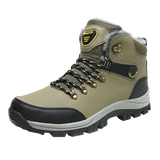 Men Platform Boots Waterproof Plush Snow Boots Keep Warm Outdoor Man Shoes Non-slip Safety Boot Leather Work Hiking