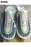 Men Sandal 2023 New Summer Weave Breathable Sandals Fashion Soft Flat Outdoor Beach Vacation Light Casual