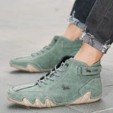 Men Sneaker Shoes Luxury Designer Leather Loafer Walking Sports Shoes Comfortable Ankle Boots High Quality Motorcycle Shoes