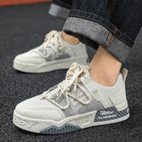 Men Skateboarding Shoes Canvas Comfortable Thick Bottom Platform Shoes Men Casual Vulcanized Shoes Sneakers Student