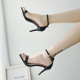 Gladiator Sandals Roman sandals Summer Office High Heels Women Buckle Strap Pumps Casual Women