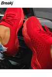 Women Sneakers Breathable Casual Women Sports Shoes Lace Up Ladies Flats Female Summer Vulcanized Running Zapatillas De