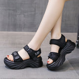 Fashion Platform Sandals for Women Summer 2023 Thick Bottom Womens Walking Sandals Chunky Non Slip Beach Shoes