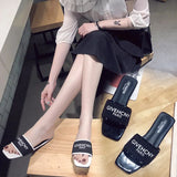 Summer Slippers Women Flat Outdoor Beach Flip Flops Female Sandals Trend Brand Design Slides Shoes Women Big Size