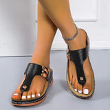 Summer Beach Flip-Flops Casual Bright Diamond Shiny Cork Slippers Ladies Open Toe Sandals Ladies Slippers Plus Size