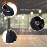Platform Mary Janes Pumps 2023 Brand New Spring Summer T-strap Stylish Walking Comfy Pumps Sandal Women Footwear