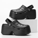 2024 Chunky Platform Clogs Sandals for Women Summer Outdoor Non Slip Beach Slippers Woman Eva Thick Bottom