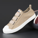Breakj The Autumn Of 2025, The New Men's Shoes Flat-Soled Permeable Board Shoes Korean Version Of The Trend Tied With Canvas Shoes Round-Headed Casual