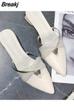 elegant Heels Summer women's Shoes Woman Sandals leisure slippers comfortable Open toe Slip-On