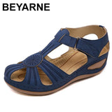 Plus Size Fashion Summer Women Sandals Female Beach Shoes Shoes Wedge High Heel Comfortable Light Platform