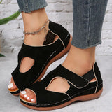 Women Wedges Sandals Platform Shoes Summer Outdoor Peep Toe Ladies Female Beach Plus Size Footwear Roman New Sandalias