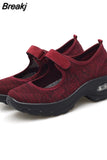 Air Cushion Flat Shoes Women Mesh Sneakers Breathable Women Shoes Increase Ladies Casual Shoes Zapatos De Mujer
