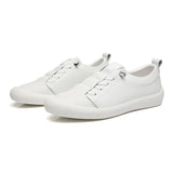 Breakj New Leather Bean Shoes For Men's Casual Driving Shoes Soft Sole Fashion Cover Foot Versatile Lazy Shoes