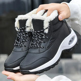 Women Snow Boots Waterproof Parent-Child Winter Ankle Boots Thick Fur Platform Non-slip Warm Comfortable Shoe Size