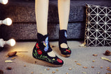 Breakj Boots / Summer Boots Embroidered High Heels Embroidered Cloth Shoes Embroidered Boots Ankle Boots High Heels Women's Singles