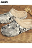 Men Cotton Slipper Winter New Thick-soled EVA Soft Bottom Waterproof Detachable non-slip Unisex Female Home Fashion