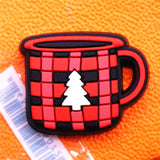 1pcs Cute Globe PVC Shoe Charms Rocket Cup Accessories Chill Sugar Shoe Decorations fit Croc Bracelet Kids