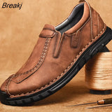 Men Shoes Slip On Loafers Spring Autumn Comfortable Fashion designer Casual Leather Men Shoes