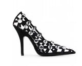 Breakj Spring And Summer New Fashion Diamond Magic Luxury High Heel Sandals Sexy Fine Heel Pointed Shoes Women's