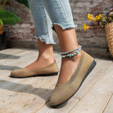 Breakj Size Single Shoes Women 2023 Spring Autumn New Round Head Cover Foot Lazy People A Foot Pedal Casual Single Shoes