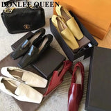 Square Toe High Heels Pumps Women Autumn Shoes Party Dress 2023 Spring Footwear Retro Female Work Pumps Zapatillas