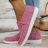 Lightweight Women's Loafers Comfy Plus Size Lace Up Canvas Sneakers Women Non Slip Flat Walking Shoes Female