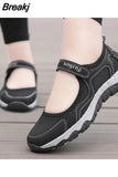 women Large size shoes 2023 hollow mesh soft sole casual shoes non slip flat shoes light sneakers women Zapatos De