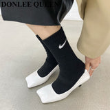 Pumps Women Shoes Fashion Square Toe High Heels Office Dress Shoes Stiletto Pumps Wedding Party Elegant Zapatillas