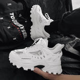 Mens Sneakers Breathable Damping Sports Shoes Casual Thick Sole Running Shoes Trainers Sport Platform Sneakers for
