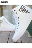 Sneakers Man Vulcanized Sneakers Male Comfortable High Top Shoes Men Autumn Spring 2023 Fashion Mens Shoes Vulcanize