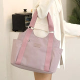 Capacity New Travel Handbags Designers Women's Shoulder Bag Nylon Waterproof Fitness Totes Female Top-handle Shopping