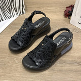 New Korean Version Of Sports Sandals Women Wear Summer One-Line Buckle Belt Women's Shoes Casual Platform Soft Platform Sandals