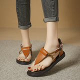 Breakj New Sandals Women Bohemian Roman Sandals Flat Fairy Wind Seaside Beach Shoes