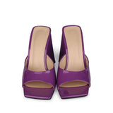 High Heel Sandals Women's Slides Open Toe Thick-Soled Ladies Slippers Party Mules Shoes Women Shoes High Heels
