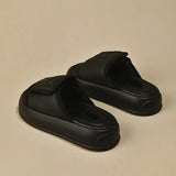 Shoes Woman 2024 Slippers Flat Platform Pantofle Luxury Slides New Rubber Designer Fashion PU Female Shoes Womens Slippers