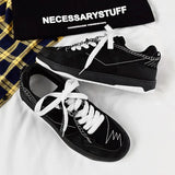 Fashion Sneakers Men Canvas Shoes Skateboarding Spring Casual Sport Shoes Platform Men Vulcanized