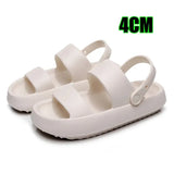 2023 Summer Cloud Slide Slipper Women Indoor Home Non Slip Eva Sandals Woman Soft Sole High Platform Slippers