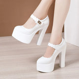 Hates Tiangao Cheongsam Catwalk Shoes, Women's Muffin Soles, Waterproof Platform, Pointed Models, Stage Performance