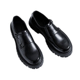 Breakj Shoes Men Korean Version Trend Casual Loafer Shoes Platform Youth Versatile Lazy Man One Foot Pedal Fashionable Men's Shoes