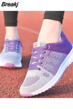 for Women Sneakers Casual Flats Shoes Mesh Breathable Ladies Shoes Plus Size Loafers Woman Running Sport Shoe