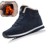 Men Boots Men Winter Shoes Plus Size 48 Keep Warm Ankle Botas Hombre Leather Winter Boots Shoes Men Plush Winter Sneakers