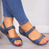 Summer Open Toe Comfy Sandals Super Soft Sole Premium Orthopedic Low Heels Comfortable Sandals for Women Luxury Shoes