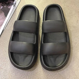 New Women Fashion Summer Platform Comfortable Slippers Outdoor Beach Flip Flops Soft Sole Slide Sports Casual